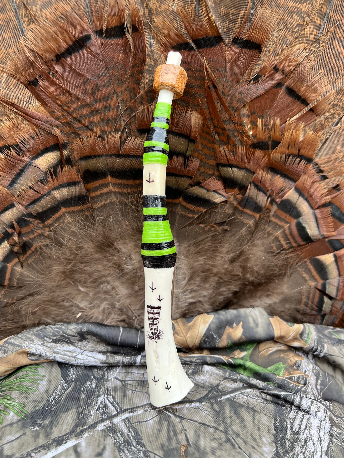 Wing Bone Turkey Call Green/Black