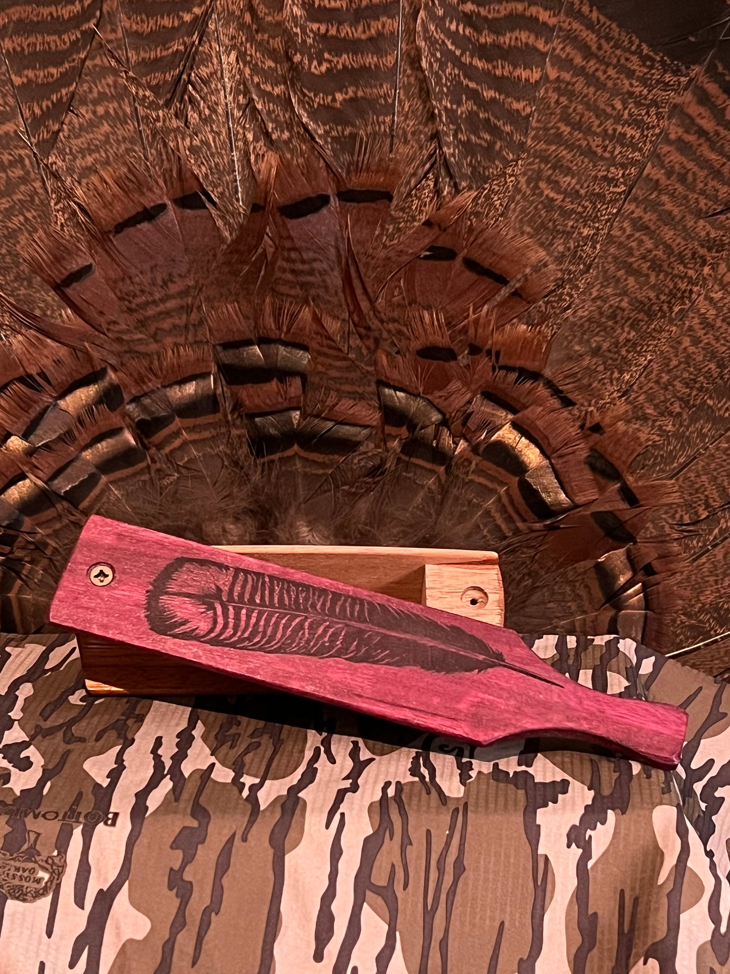Purpleheart & Mahogany Box Call.