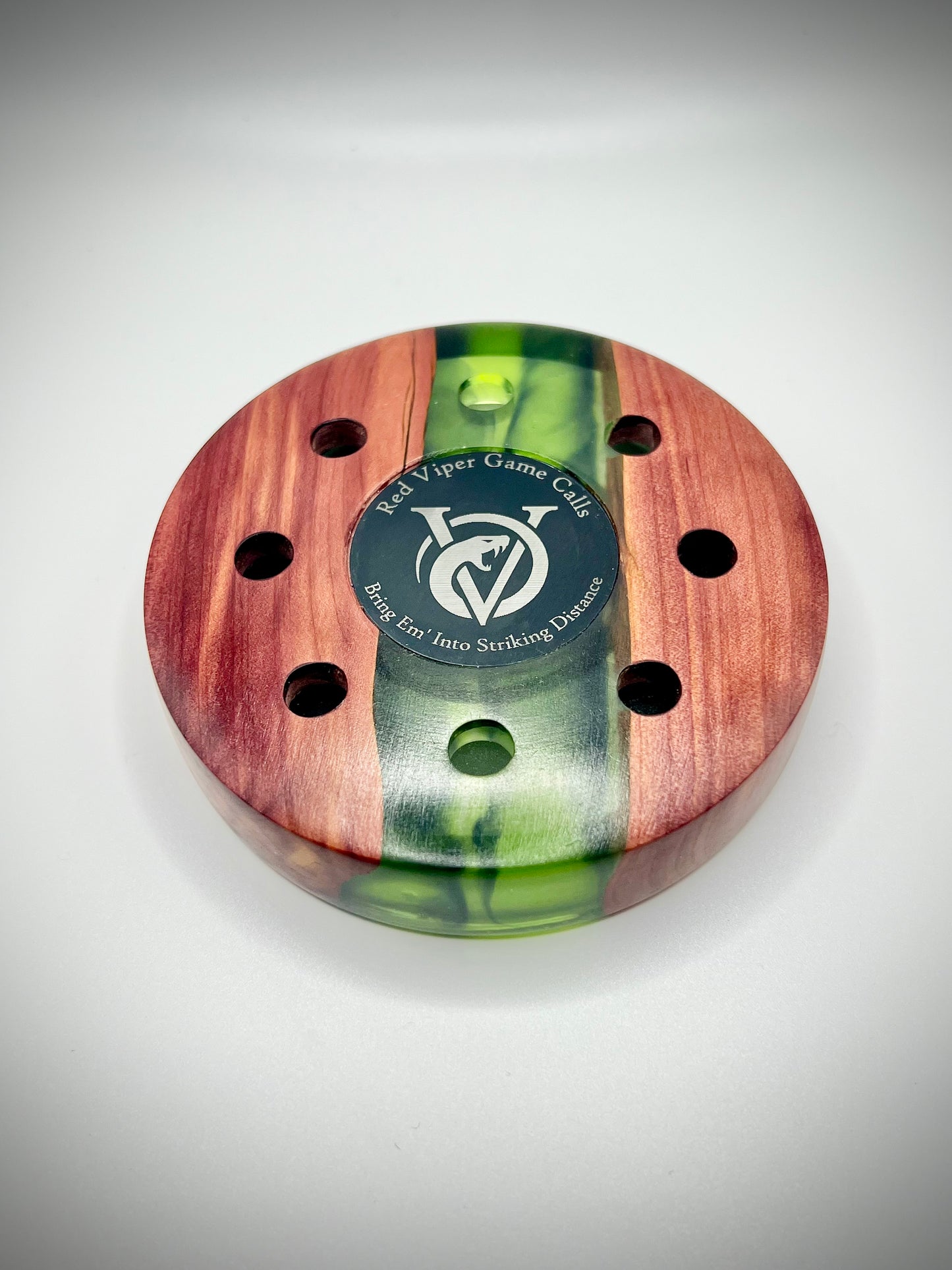 Cedar & Green/Black Acrylic Pot Call