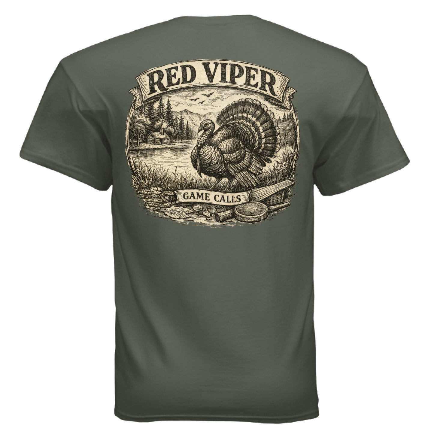 MILITARY GREEN - BACK